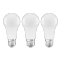 ZESTAW 3x LED Żarówka A60 E27/10W/230V 2700K