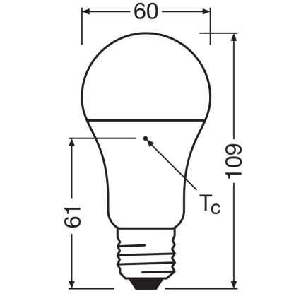 ZESTAW 3x LED Żarówka A60 E27/10W/230V 4000K