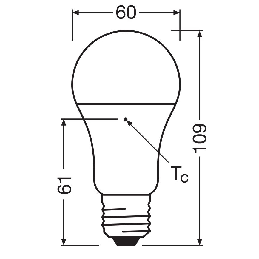 ZESTAW 3x LED Żarówka A60 E27/10W/230V 4000K