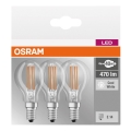 ZESTAW 3x LED Żarówka BASE P40 E14/4W/230V 4000K – Osram