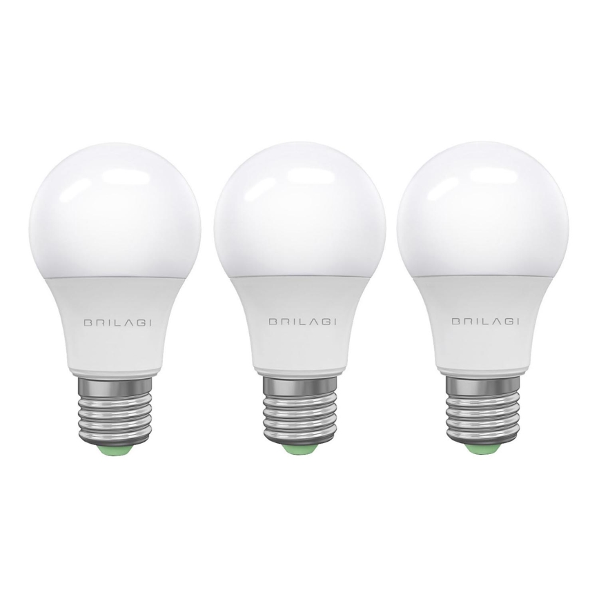 ZESTAW 3x LED Żarówka ECOLINE A60 E27/15W/230V 6500K - Brilagi