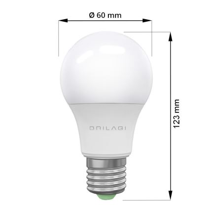 ZESTAW 3x LED Żarówka ECOLINE A60 E27/15W/230V 6500K - Brilagi