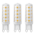ZESTAW 3x LED Żarówka ECOLINE G9/4,5W/230V 3000K - Brilagi