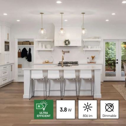 ZESTAW 3x LED Żarówka FILAMENT A60 E27/3,8W/230V 4000K Klasa energetyczna A
