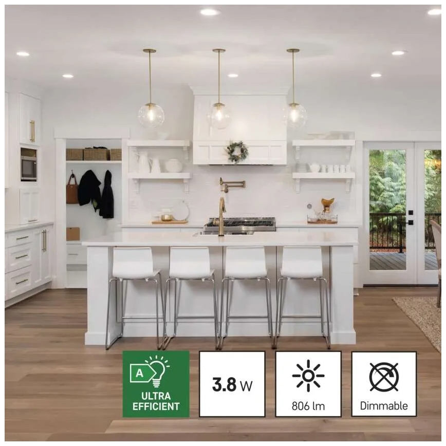 ZESTAW 3x LED Żarówka FILAMENT A60 E27/3,8W/230V 4000K Klasa energetyczna A