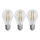 ZESTAW 3x LED Żarówka FILAMENT A60 E27/5W/230V 2700K Klasa energetyczna A