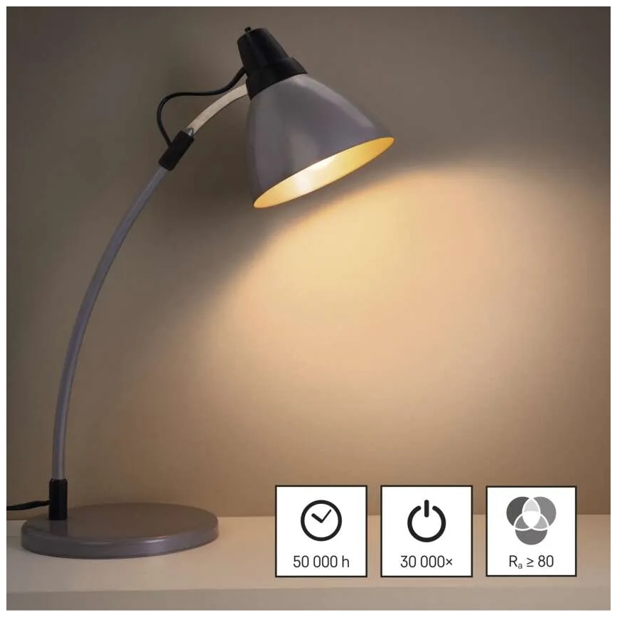 ZESTAW 3x LED Żarówka FILAMENT A60 E27/5W/230V 2700K Klasa energetyczna A