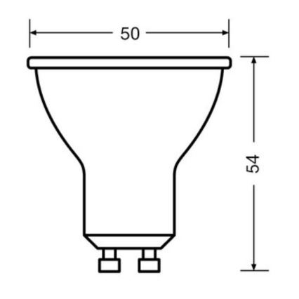 ZESTAW 3x LED Żarówka PAR16 GU10/6,9W/230V 4000K - Osram