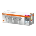 ZESTAW 3x LED Żarówka PAR16 GU10/6,9W/230V 6500K - Osram