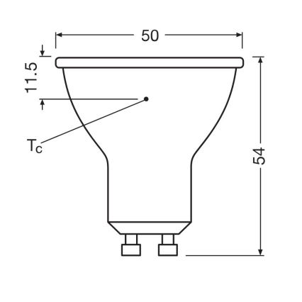 ZESTAW 3x LED Żarówka PAR16 GU10/6,9W/230V 6500K - Osram