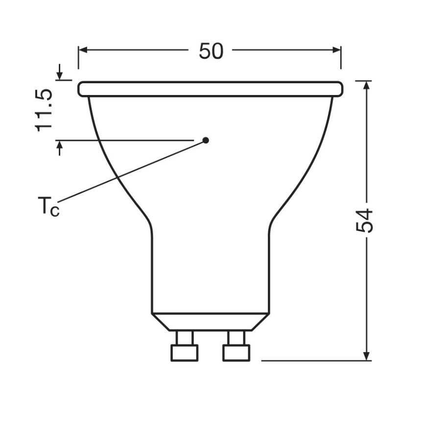 ZESTAW 3x LED Żarówka PAR16 GU10/6,9W/230V 6500K - Osram