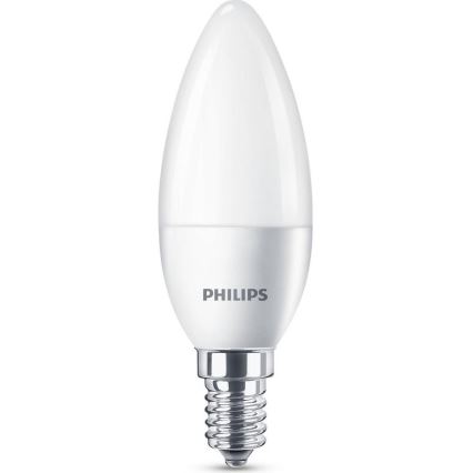 ZESTAW 3x LED Żarówka Philips B35 E14/5,5W/230V 2700K