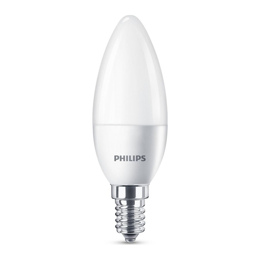 ZESTAW 3x LED Żarówka Philips B35 E14/5,5W/230V 2700K