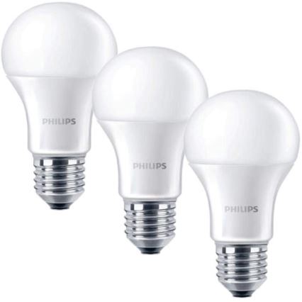 ZESTAW 3x LED Żarówka Philips E27/5,5W/230V 2700K