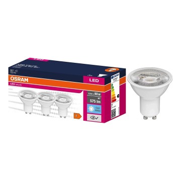 ZESTAW 3x LED żarówka reflektorowa PAR16 GU10/6,9W/230V 4000K 60° - Osram