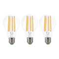 ZESTAW 3x LED Żarówka VINTAGE A60 E27/9W/230V 3000K - Brilagi
