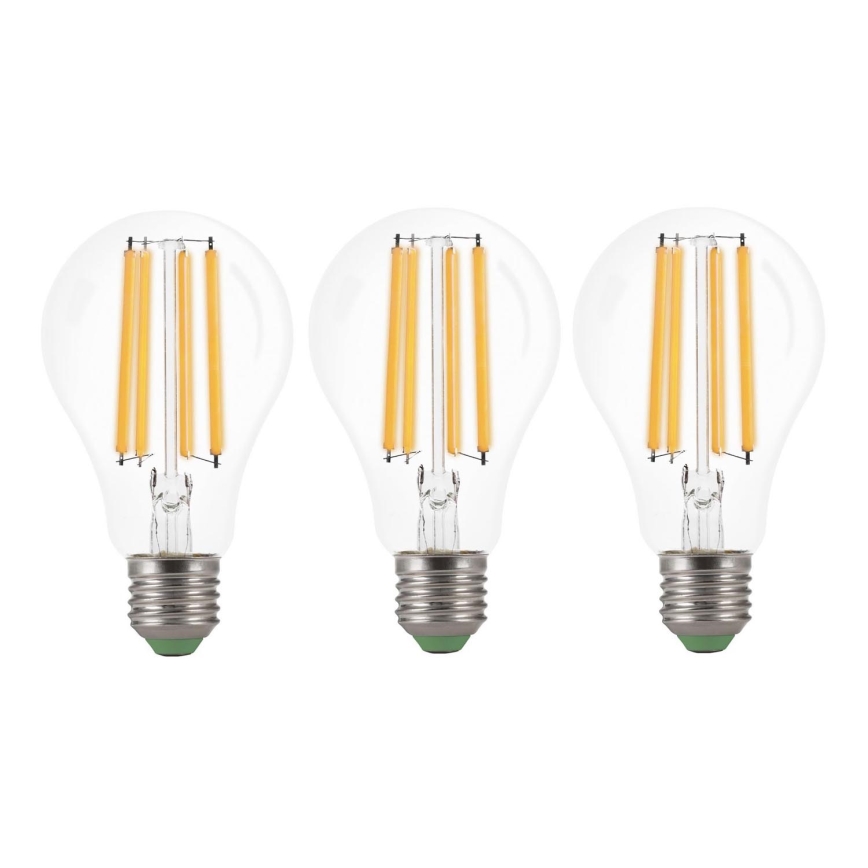 ZESTAW 3x LED Żarówka VINTAGE A60 E27/9W/230V 3000K - Brilagi