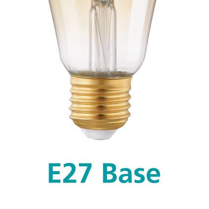 ZESTAW 3x LED Żarówka VINTAGE ST64 E27/4W/230V 2200K - Eglo 12851