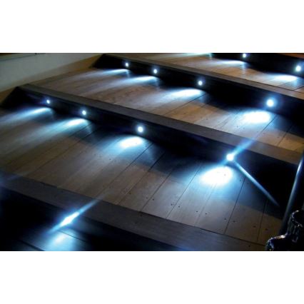 ZESTAW 3x LED Zewnętrzne oświetlenie wpuszczane EASY CONNECT LED/1,2W/230V niebieski IP67