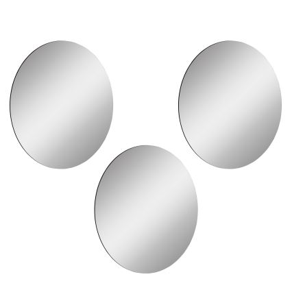 ZESTAW 3x Lusterko ścienne ROUND o śr. 40 cm