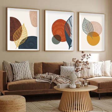 ZESTAW 3x Obraz w ramce na zdjęcia 50x70 cm kolorowa