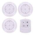 ZESTAW 3x ściemnialnych opraw LED z pilotem LED/3xAAA