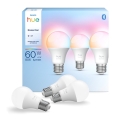 Zestaw 3x ściemnialnych żarówek LED Philips Hue White And Color Ambiance Essential E27/8W/230V 2200-6500K