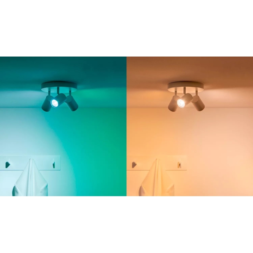 ZESTAW 3x Ściemniana żarówka LED RGBW PAR16 GU10/4,7W/230V 2200-6500K Wi-Fi - WiZ