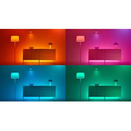 ZESTAW 3x Ściemniana żarówka LED RGBW PAR16 GU10/4,7W/230V 2200-6500K Wi-Fi - WiZ