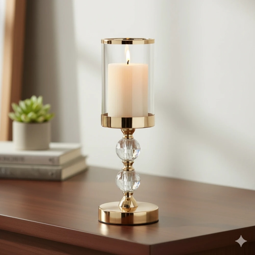 ZESTAW 3x ŚWIECE LED BRILLO LED/3xAAA kremowe + zdalne sterowanie