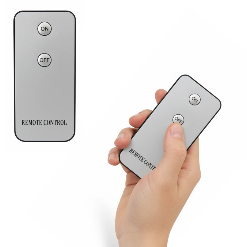 ZESTAW 3x ŚWIECE LED BRILLO LED/3xAAA kremowe + zdalne sterowanie