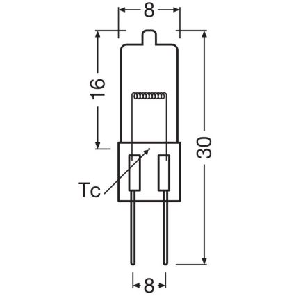 ZESTAW 3x żarówek do piekarnika HALOSTAR G4/10W/12V 2700K - Osram