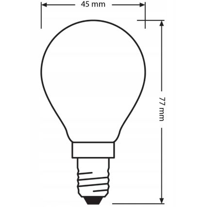 Zestaw 3x żarówek LED BASE CLASSIC FILAMENT E14/5,9W/230V 4000K - Osram