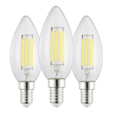 Zestaw 3x żarówek LED C35 E14/2,2W/230V 2700K - Eglo 110439