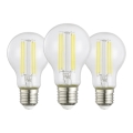 Zestaw 3x żarówek LED VINTAGE A60 E27/3,8W/230V 2700K - Eglo 110437