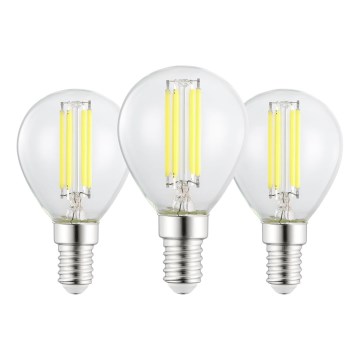 Zestaw 3x żarówek LED Vintage P45 E14/2,2W/230V 2700K - Eglo 110441