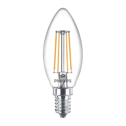 ZESTAW 3x żarówek LED VINTAGE Philips B35 E14/4,3W/230V 2700K