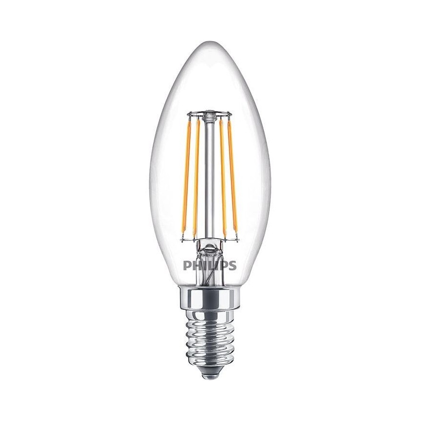 ZESTAW 3x żarówek LED VINTAGE Philips B35 E14/4,3W/230V 2700K