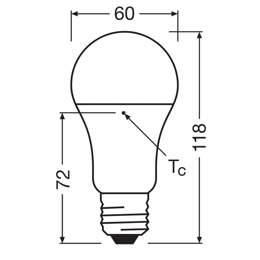 Zestaw 3x żarówek LED z tworzywa z recyklingu A100 E27/14W/230V 4000K - Osram