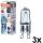 ZESTAW 3x Żarówka do piekarnika HALOPIN G9/40W/230V 2700K - Osram