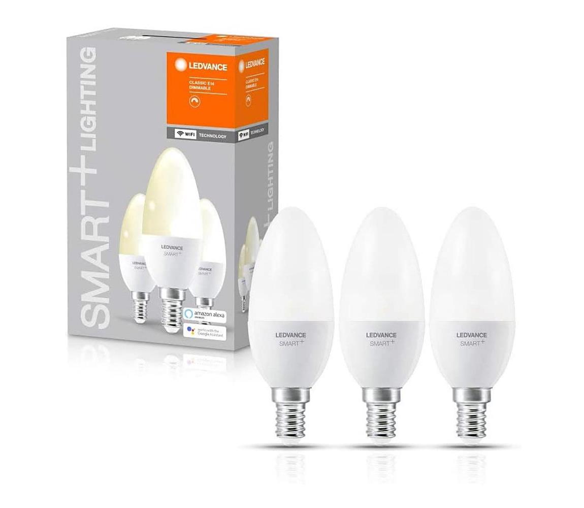 ZESTAW 3× LED Żarówka ściemnialna SMART+ E14/5W/230V 2700K - Ledvance