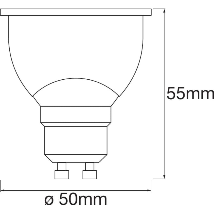 ZESTAW 3× LED Żarówka ściemnialna SMART+ GU10/5W/230V 2700K-6500K Wi-Fi - Ledvance