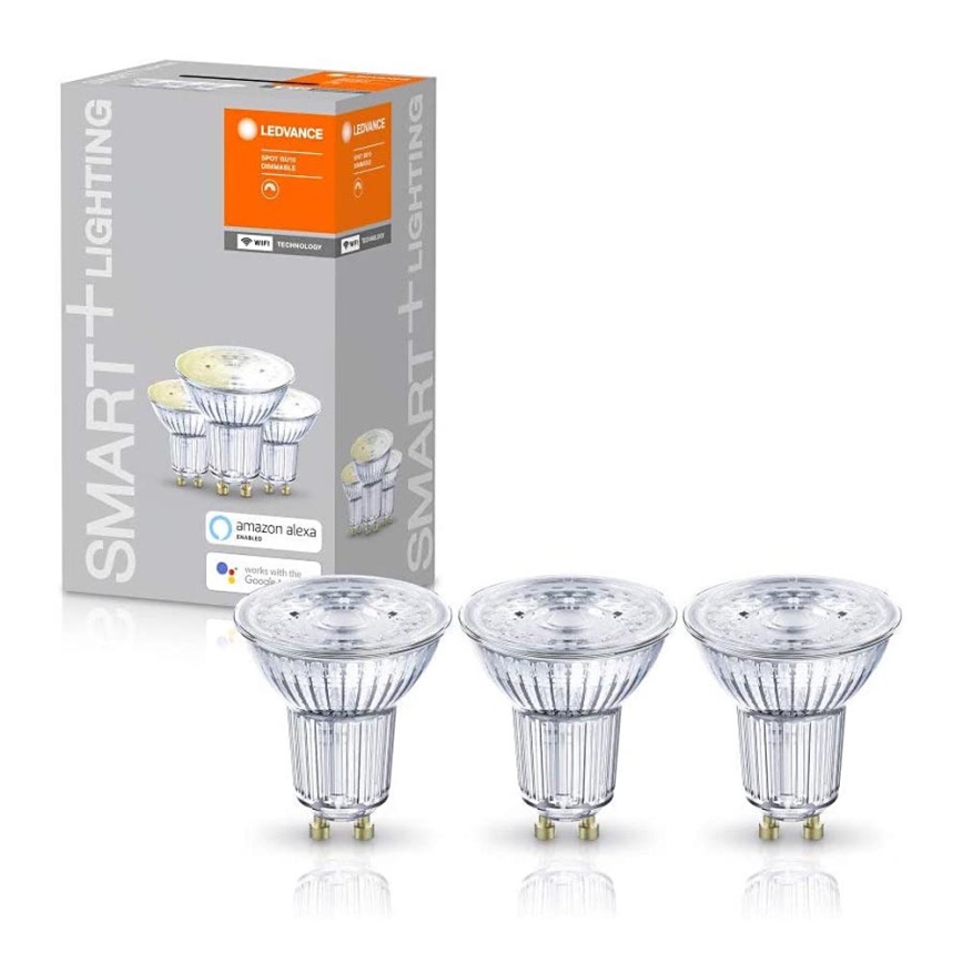 ZESTAW 3× LED Żarówka ściemnialna SMART+ GU10/5W/230V 2700K Wi-Fi - Ledvance