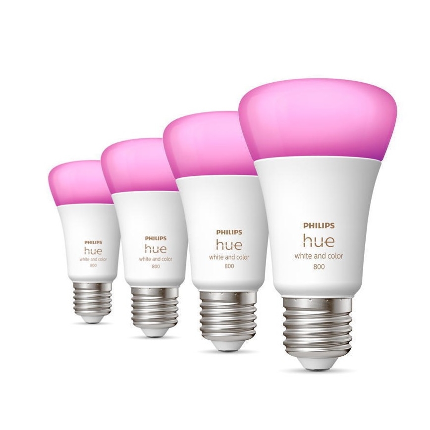 ZESTAW 4 × LED Ściemnialna żarówka Philips Hue WACA E27/6,5W/230V 2000-6500K