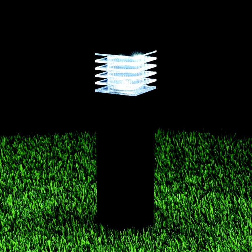 ZESTAW 4x LED Lampa solarna LED/0,06W/1,2V 6000K IP44
