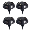 ZESTAW 4x LED Lampa solarna LED/1,2V 200 mAh IP44