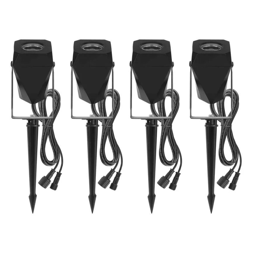 ZESTAW 4x LED RGBIC Ściemnialna lampa zewnętrzna LED/7W/230V 3000-6500K IP65 Wi-Fi Tuya