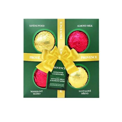 ZESTAW 4x musujących bomb do kąpieli PROVENCE