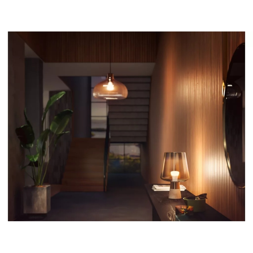 ZESTAW 4x ściemnialnych żarówek LED Philips Hue WHITE E27/7W/230V 2700K