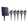 ZESTAW 5x LED Lampa zewnętrzna z panelem solarnym LED/4000 mAh IP44